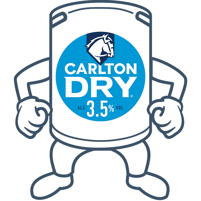 Carlton Dry 3.5% <br>50lt Keg